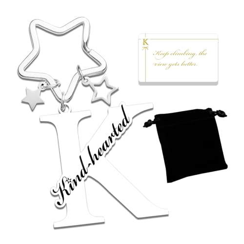 Initial Letter K Keychain Charms for Women Men Him Her Teen Boy Girl,Bag Handbag Purse...