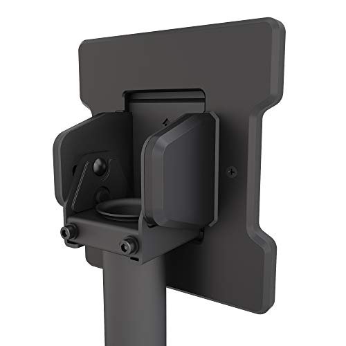 Kanto MBC211T Digital Signage Menu Board Ceiling Mount System with Tilting Arms for 40-Inch to 60-Inch TVs | Precision Leveling for Perfect TV Alignment | 2 TVs | Black