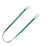 MSA 10201456 V-Series Standard Restraint Lanyard - 6', Single-Leg, 36C Small Snaphooks, Adjustable L