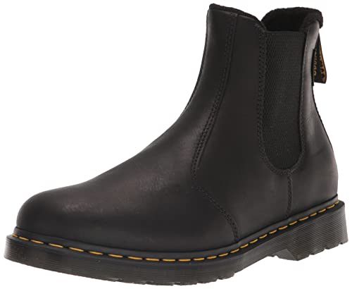 Dr. Martens, Unisex 2976 Chelsea Boot, Black Valor WP, 9 US Women/8 US Men