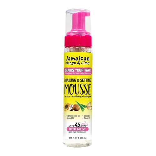 Jamaican Mango & Lime Braids Your Way Braiding & Setting Mousse 8oz
