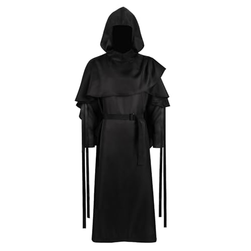 Cape de vampire unie à capuche pour éviter les costumes inconfortables
