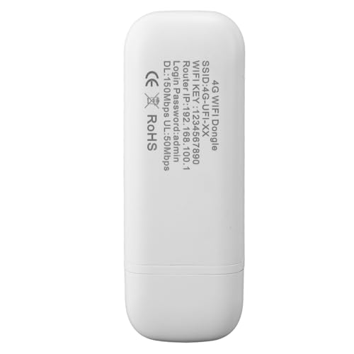 Image of Mobile Hotspot, Support 10 Devices Stable Signal Portable Router High Speed USB Powered with SIM Card Slot for Laptops (White)