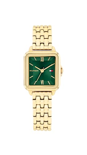 Tommy Hilfiger Uhr mit DREI-Zeiger-Quarzwerkfür Damen mit Goldfarben Edelstahlarmband - 1782858 Tommy Hilfiger Uhr mit DREI-Zeiger-Quarzwerkfür Damen mit Goldfarben Edelstahlarmband - 1782858