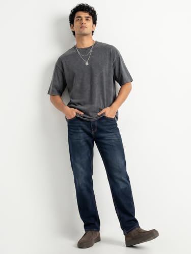 Image of Spykar Men's Chico Relaxed Fit Mid Rise Casual Jeans