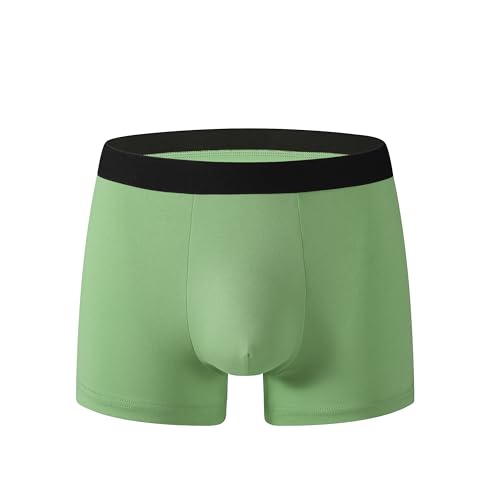Men's Boxer Briefs Moisture Wicking & Breathable Underwear Soft & Comfortable Men's Briefs Perfect for Daily Wear Green