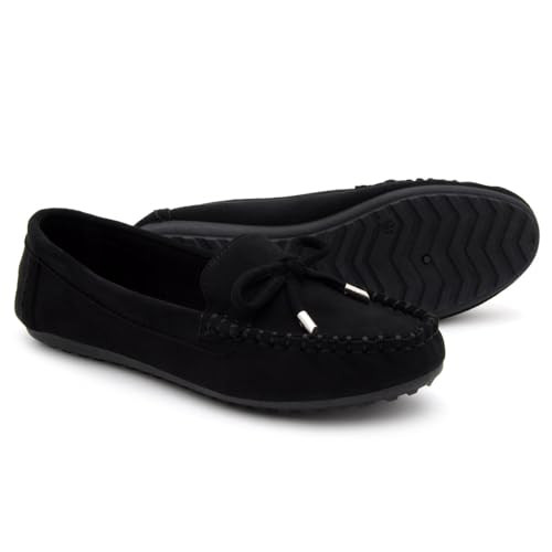 Image of Herstyle Loafers for Women - Slip-On Business Flats Shoes | Dressy Casual Walking Flats with Memory Foam Insole | Lightweight & Comfortable Moccasins for Office & Travel