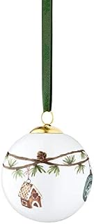 Kähler Hammershøi Christmas Decoration in Handmade Diameter 6 cm White