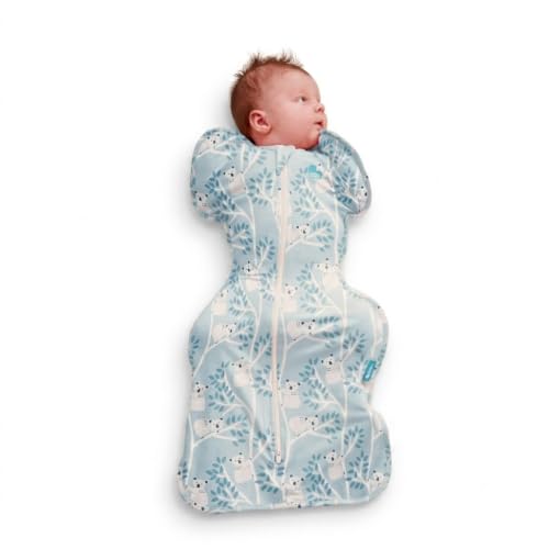 Image of Love to Dream Swaddle UP, Baby Sleep Sack, Self-Soothing Swaddles for Newborns, Get Longer Sleep, Secure Fit Helps Calm Startle Reflex, New Born Essentials for Baby, 1.0 TOG, 13-19 lbs, Mini Koalas