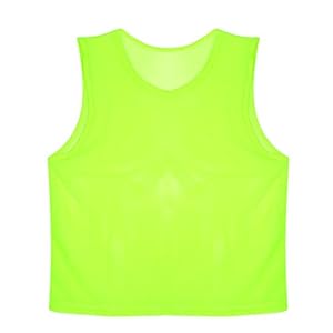 WOHPNLE Scrimmage Training Vest, 12 Pack Mesh Scrimmage Training Vests Team Practice Vests Football Vest Breathable Adults Jerseys Bibs