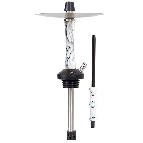 Shisha, Diavla Hookah, Cahimba, Narghile, Huka aus Harz und Polyacetal, Minigröße, Glasfuß nicht enthalten, Harzschlauch…