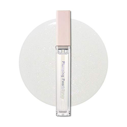 ETUDE HOUSE Plumping Pearl Syrup (#01 Starlight) | Kbeauty | Lips Makeup | Soothing and Moisturizing Multi-Dimensional Lip Plumper with Glitter for Glamourous Look