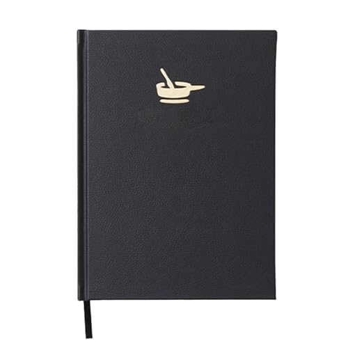 Carnet de notes pour notes de cuisine avec pages vierges pour concevoir son livre