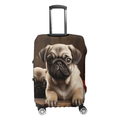 Housse de bagage anti-rayures pour valise abîmée taille L élastique