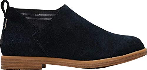 TOMS Kids Girls Leilani Round Toe Pull On Casual Boots Ankle - Black2