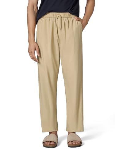 Image of XYXX Zen Cotton Solid Drawstring Pyjamas for Men | Relaxed Fit Lounge Pants with Side Pockets
