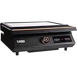 Blackstones E-Series 17 Electric Tabletop Griddle with Hood, ‎Black