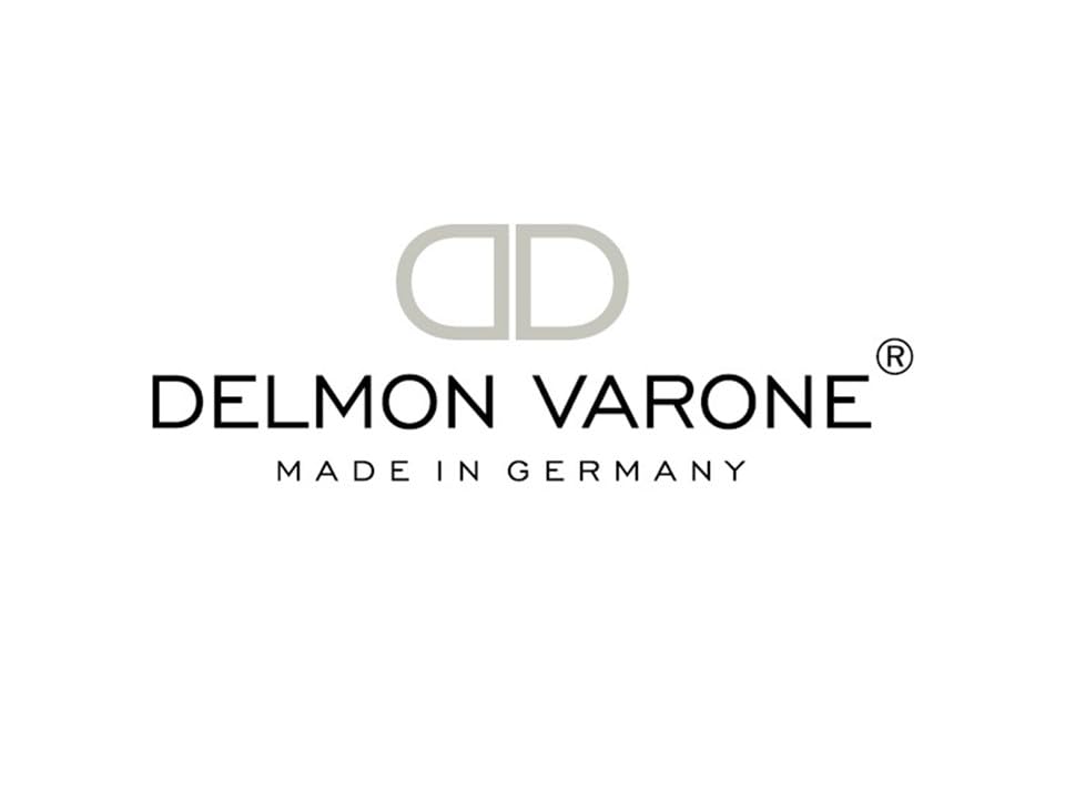 DELMON VARONE - Personalisierbares Gästebuch gebunden in Premium Leder Soft Grain braun - Blanko Buch mit Hardcover Einband & Merkband zum selbstgestalten für Hochzeit, Taufe, Geburtstag & Geburt