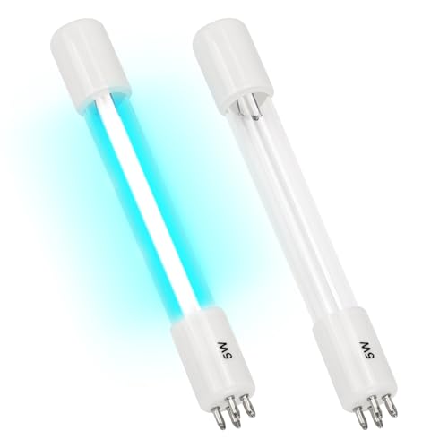 Pack de 2 Bombillas UV Tubulares 5W para Filtro de Estanque