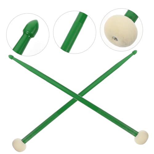 Baquetas de doble punta para percusión estudiantes color verde miniatura 3