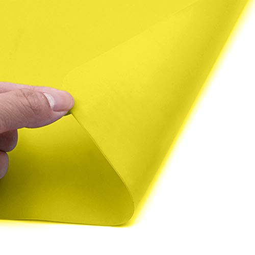 Aspire 4Pcs Thicken Non-Slip Silicone Placemats Cutting Hot Mats Tablemats-Yellow #TOP1