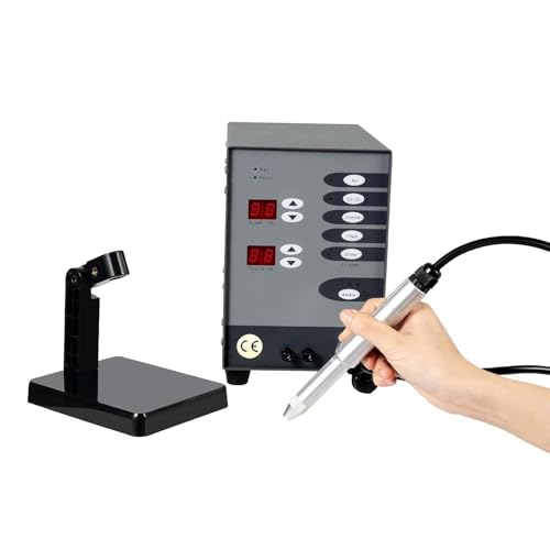 SIEEOUR Máquina De Soldadura Por Puntos Joyería Ligera, Kit Soldador De A-rco De Argón Pulsado Permanente Semi-Automático 100w, Con Control Lcd Y Teclas, Para Reparación Oro, Plata, Anillo