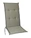 Schwar Textilien Coussins pour chaise de jardin - Coussins pour chaise à dossier haut - 5 couleurs (taupe)