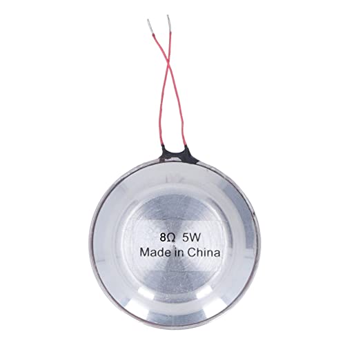 EBTOOLS Resonance Speaker, 35MM 1.3Inch All Frequency Resonance Loudspeaker, Round Vibration Strong Bass Loudspeaker, for Computer Laptop MP3 MP4 CD Mobile Phone (8? 5W)