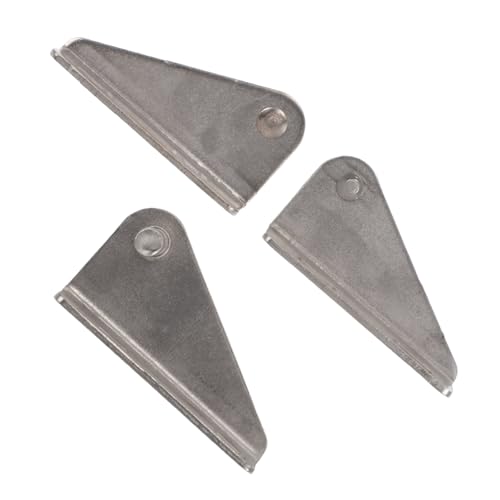 MAGICLULU 3 Piezas Bisagra para Puerta de Congelador de Acero Inoxidable de Repuesto para Frigorífico Comercial Suave y Segura Compatible con Modelos de Doble Puerta