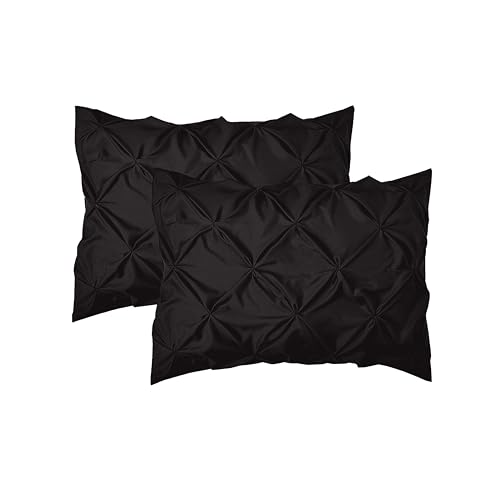 Elegant Comfort Luxury, Softest, Coziest 8-Piece Bed-in-a-Bag Comforter Set on Amazon Silky Soft Complete Set Includes Bed Sheet with Double Sided Storage Pockets, King/Cal King, Black