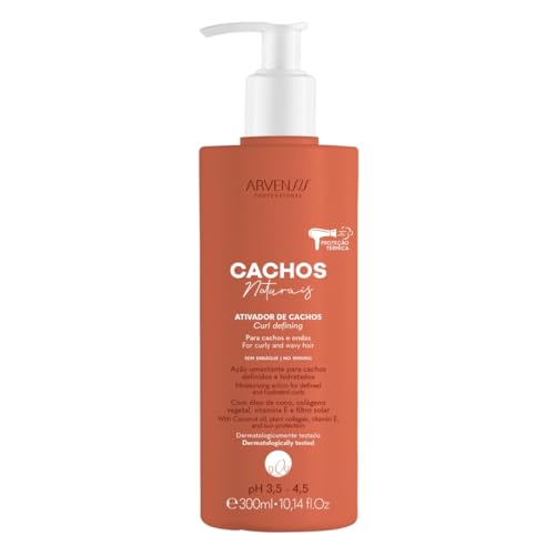 Ativador de Cachos Arvensis Cachos Naturais Ondulados e Cacheados - 300ml
