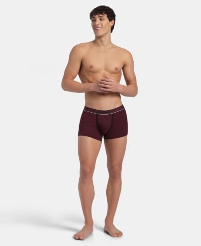 Image of Jockey 8015 Men Super Combed Cotton Solid Trunk (Pack of 2)