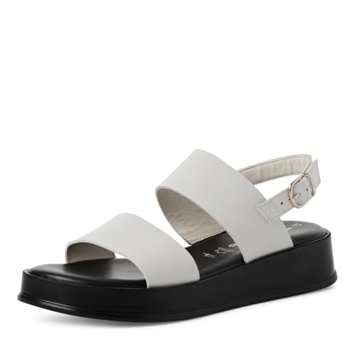Tamaris Sandalette Damen Keilabsatz weiß,EU 40