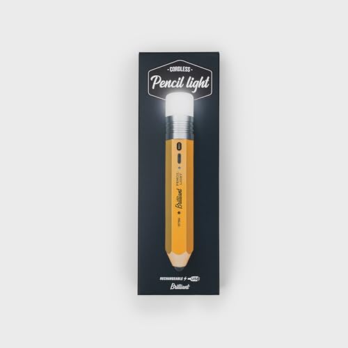 Image of Suck UK - Pencil Light | Table Lamp & Rechargeable Lamp | Desk Accessories & Desk Lamps Office | Cordless Lamp & Bedside Table Lamp | Tables for Bedroom & Office Accessories | Yellow