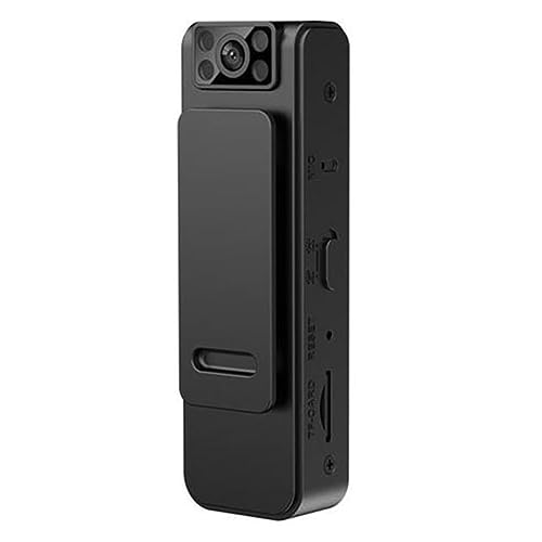 TRDEWR Digtal Body Mini Cámara Video Audio Recorder HD 1080P Conferencia Deportes Al Aire Libre Loop Grabación Magnético Backclip De Bicicleta Portabilidad Sin Esfuerzo(Only Camera,A19 with WiFi)