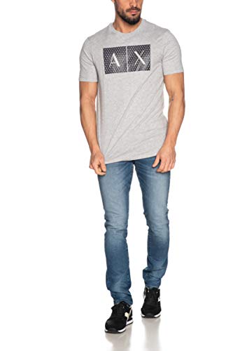 Armani Exchange Men's Triangulation Crew Neck T-Shirt