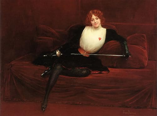 Toile Lescrimeuse Jean Béraud haute définition, grand format de 60x90cm