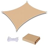 【Material de Alta Calidad】 La vela parasol está hecha de tela Oxford impermeable de poliéster 420D, a prueba de roturas / resistente a la intemperie / a prueba de humedad / a prueba de moho / a prueba de manchas / resistente / inodoro. Es resistente al agua, pero no puede prevenir las tormentas.