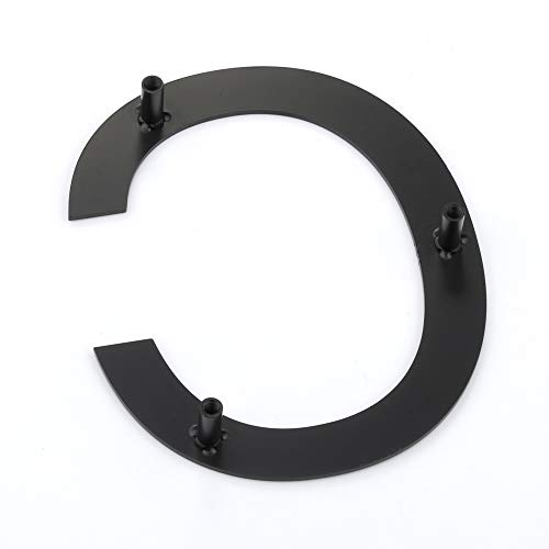Mellewell Floating House Letters 5 Inch Stainless Steel Black, Comtemporary Style, Letter C, HN05HB-C - Thumbnail 5
