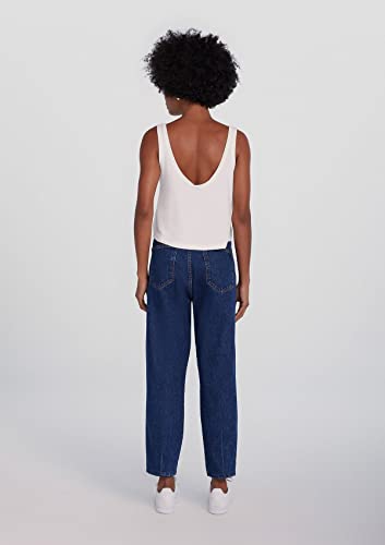 Regata Cropped Básica Feminina Reta Off White M