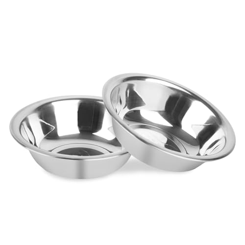 ZUFECY 2-Pack Stainless Steel Cat Bowls