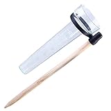 Regenmesser Professionelle Regenmesser Niederschlagsmesser Garten Regenmesser mit Halter Regenmesser Transparent Regenmesser Messung Outdoor-Regenmesse Kunststoff-Regenmesser Für Garten,Outdoor,Hof