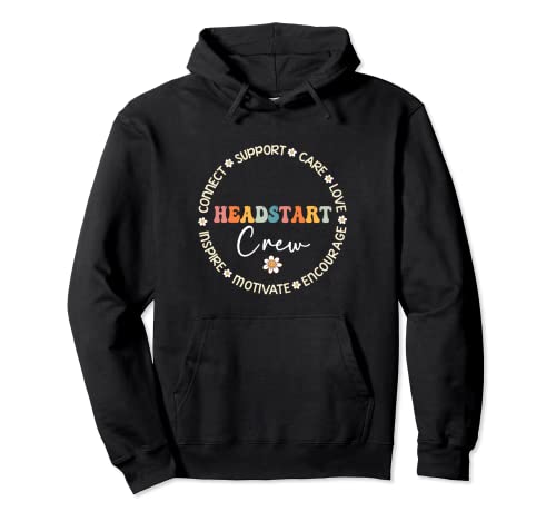 Cute Headstart Crew Squad Appreciation Week back to school Pullover Hoodie