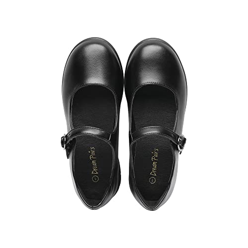 DREAM PAIRS Girls Mary Jane School Uniform Shoes,Black,12 Little Kid - image 8
