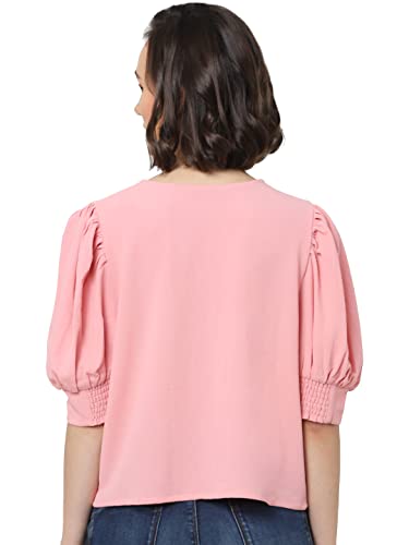 Image of ONLY Women's Polyester Blend Relaxed Fit Top