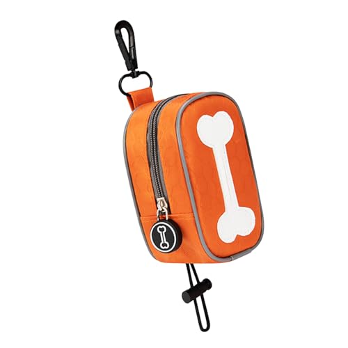 Qcwwy Suministros de Viaje para Perros Material Oxford de PVC Dispensador de Desechos para Perros Conveniente Soporte para Bolsa de Caca para Caminar Al Aire Libre Higiene Herramienta de Limpieza de
