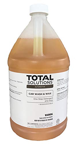 Total Solutions Car Wash & Wax | Professional Strength Concentrated Detergent and Polish (1 Gallon)