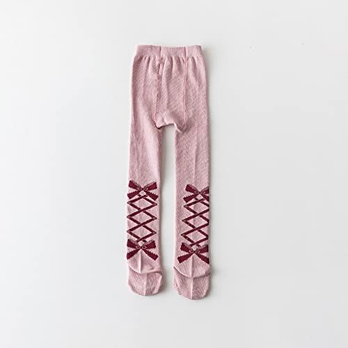 HXQLXGT 2 Pack Baby Girls Princess Tights Cotton Bow Print Toddler Newborn Infant Leggings