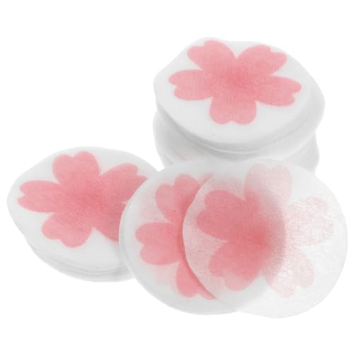 Beaupretty 100枚 スパ 冷却 アイ パッド 保湿 アイ アイ シート ノン ウーブン アイ ケア パッチ 用 スキンケア スパ 保湿 保持 桜 花 パターン