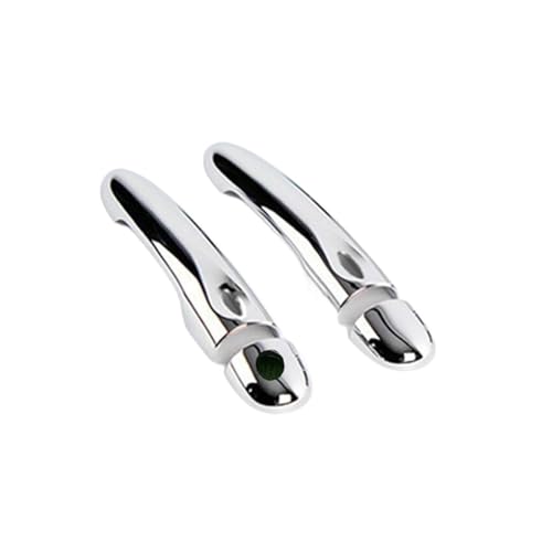 MOXFISSJZ Compatible for Renault Clio 4 Clio MK4 IV 2012-2017 Chrome Door Handle Cover Trim 2013 2014 2015 2016 Car Accessories Stickers Styling(2Dr 1 Key 2 Buttons)